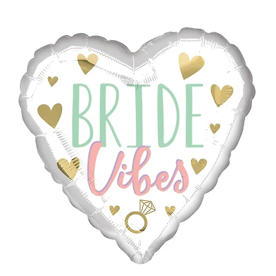 17" Bride Vibes Foil Balloon
