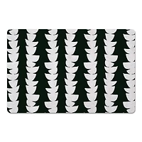 Monochromatic Stacked Bowls 27" x 18" Floor Mat