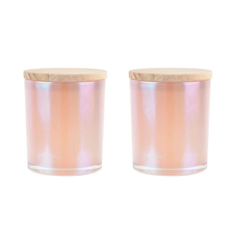 8oz. Iridescent Glass Candle Jars, 2ct. by Make Market®