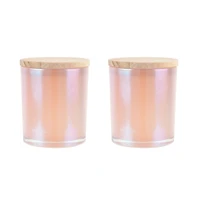 8oz. Iridescent Glass Candle Jars, 2ct. by Make Market®