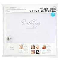 12" x 12" Birthdays Guided Scrapbook Layouts by Recollections™