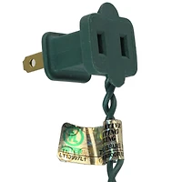 7.5" Orange Lighted Hanging Star Sphere Christmas Decoration