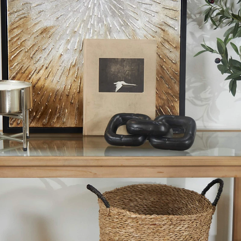 The Novogratz 11" Aluminum Chain Sculpture