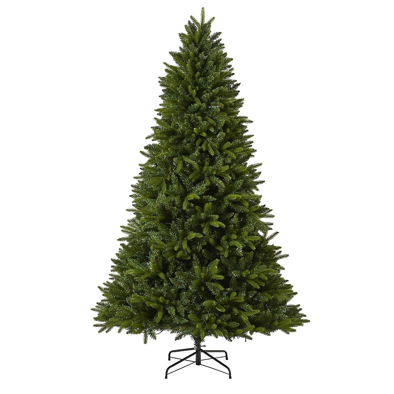 7ft. Pre-Lit Sun Valley Fir Artificial Christmas Tree with LED Lights