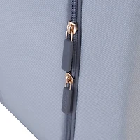 Simplify Gray Collapsible Storage Box with Handles