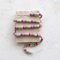 Hello Honey® 6ft. Handmade Wool Felt Ball Garland