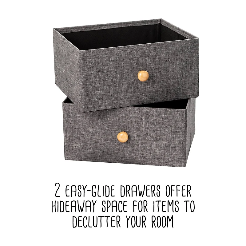Honey Can Do 2 Drawer Fabric Storage Organizer
