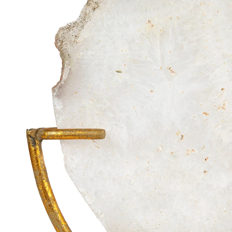 Hello Honey® Natural Agate Decor On Stand (Each One Will Vary)