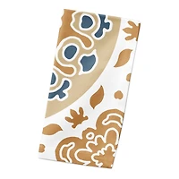 Blue and Yellow Mandala 10" x 10" Cotton Twill Napkin