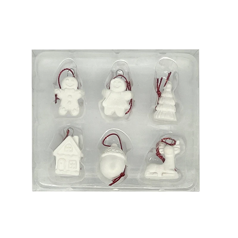 Mini DIY Ceramic Gingerbread Ornament Set by Make Market®