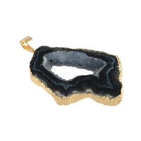 Black Druzy Agate Pendant by Bead Landing™
