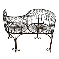 Design Toscano 32" Tete a Tete Kissing Garden Bench