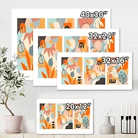 Designart - Minimalistic Compostion of Organic Shapes VII