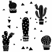 RoomMates Geo Cactus Peel &  Stick Wall Decals