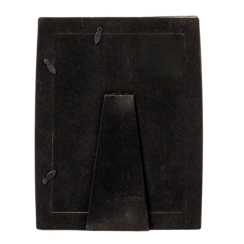 Hello Honey® Black Stoneware Photo Frame with A Beautiful Life Text