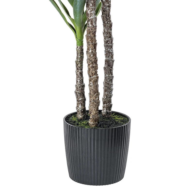 5ft. Potted Artificial Green Yucca Tree
