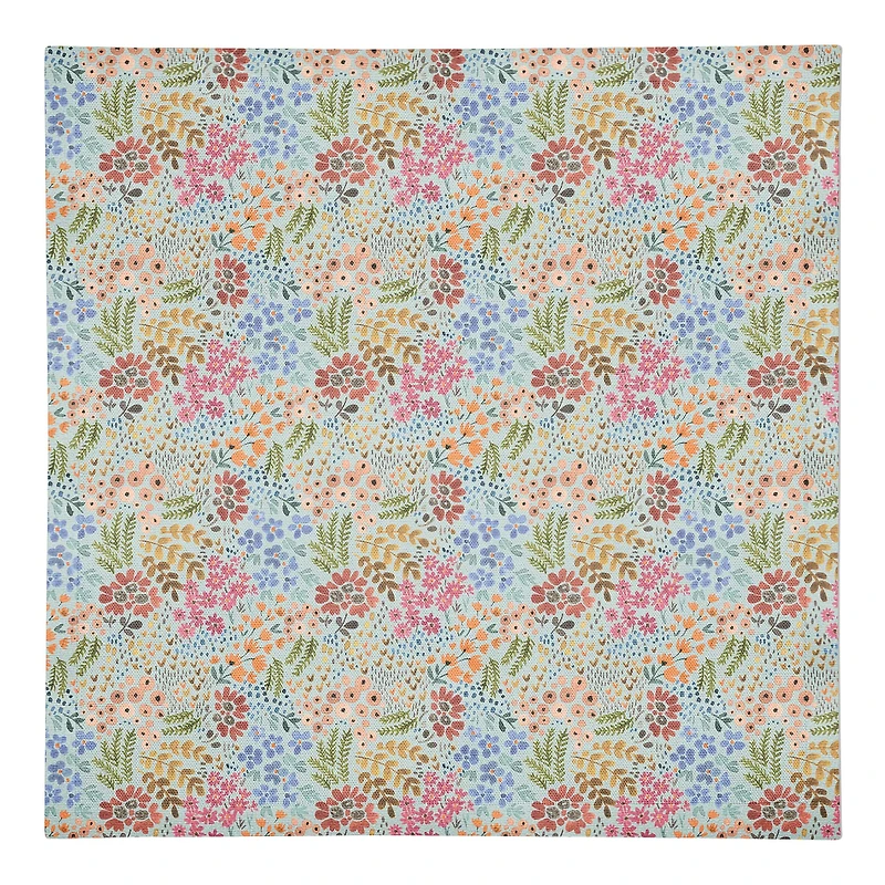 Wild Flower Floral Cotton Twill Napkin