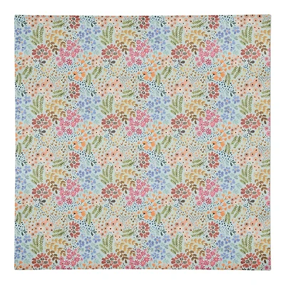 Wild Flower Floral Cotton Twill Napkin