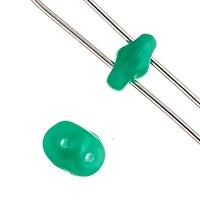 12 Pack: John Bead Turquoise Superduo Czech Glass Oval Beads, 18mm