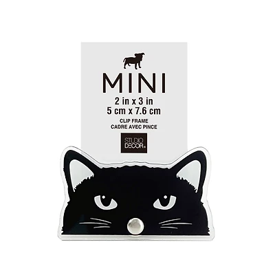 Black Cat Mini Clip Frame by Studio Décor®