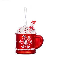 3.75" Cocoa Mug Glass Ornament by Ashland®