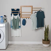 Honey Can Do Wall-Mounted Swivel Clothes Drying Rack