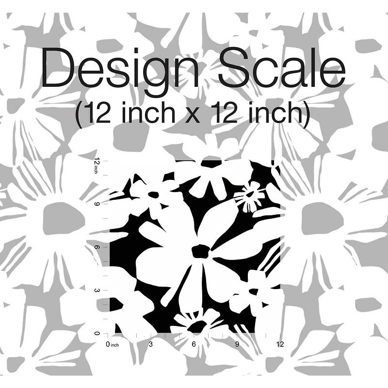 RoomMates Black Daisy Chain Peel & Stick Wallpaper