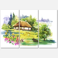 Designart - Rural House In Blossoming Greenlands