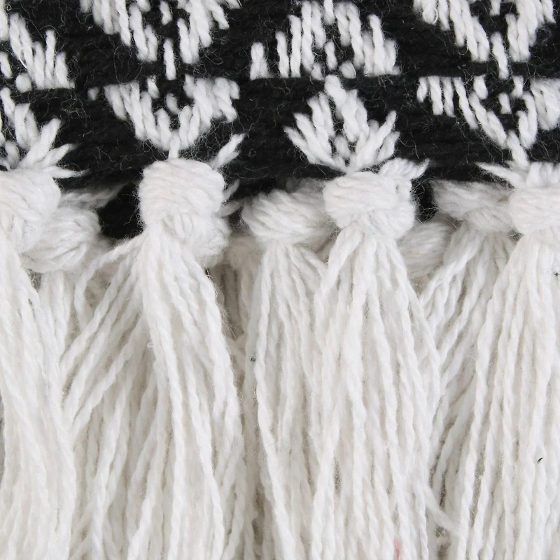 DII® Black Arrowhead Woven Throw