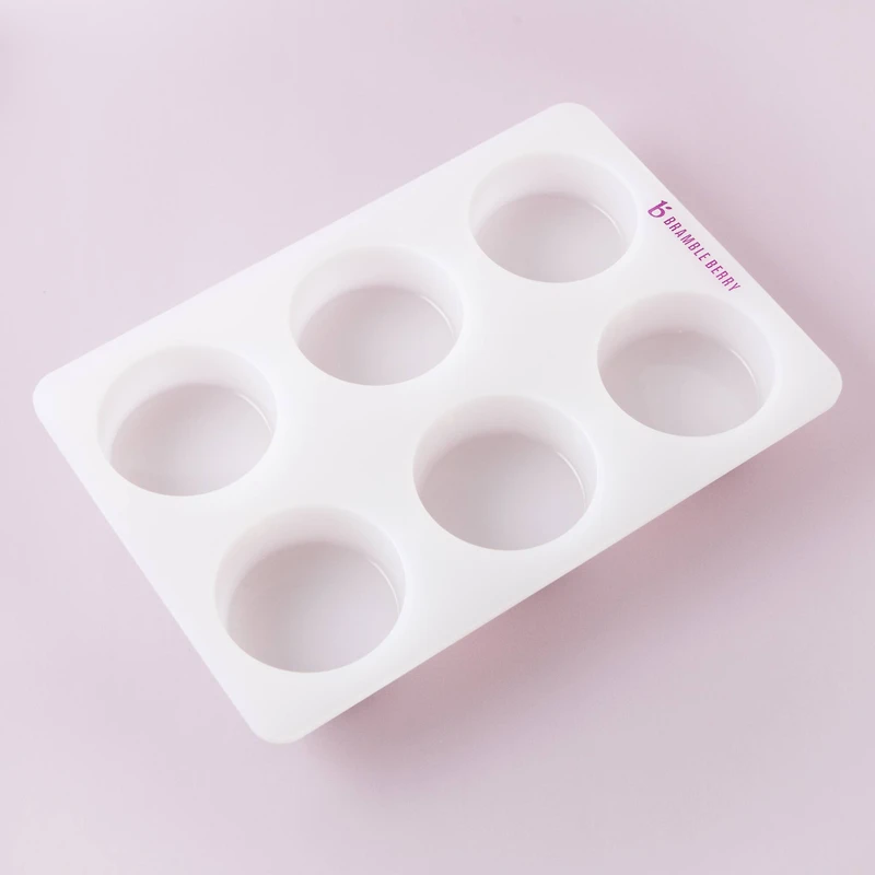 Bramble Berry 6 Cavity Silicone Circle Mold