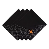 DII® Spooky Spiderweb Embellished Dinner Napkins, 4ct.