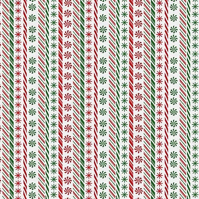 Fabric Editions Peppermint Stripe Cotton Fabric
