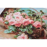 Luca-S Basket of Roses Counted Cross Stitch Kit