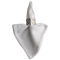 DII® Silver Square Die Cut Napkin Rings, 6ct.