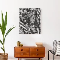 Fern Texture Pattern Canvas Wall Art