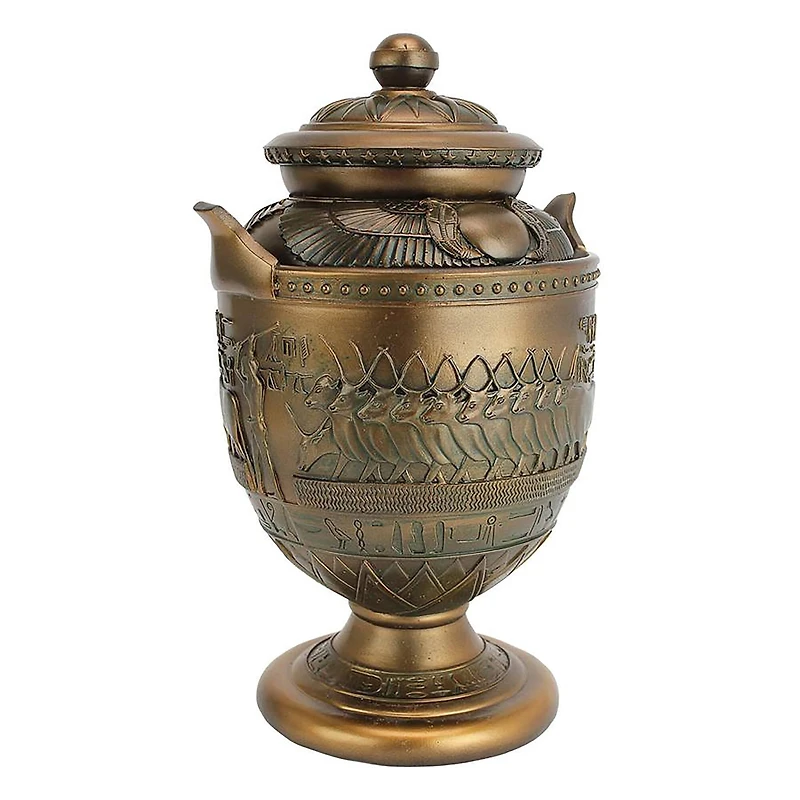 Design Toscano® 11" Divine Cult of Sacred Apis Egyptian Presentation Urn