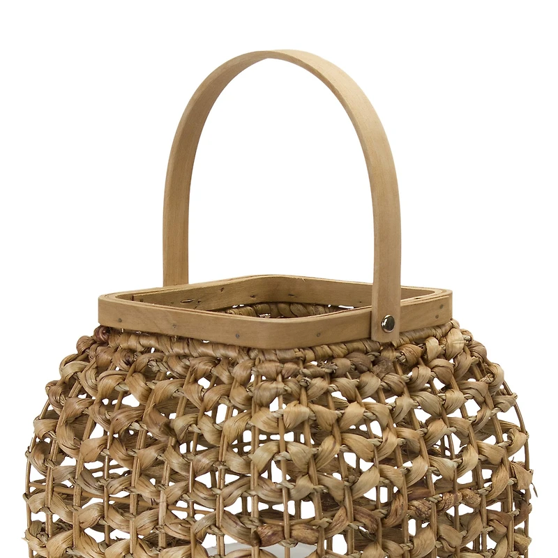 21.5" Wicker Lantern