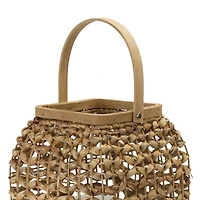 21.5" Wicker Lantern