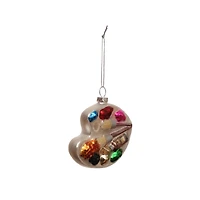 3.75" Paint Palette Glass Ornament by Ashland®