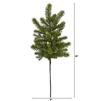 36" Pine Artificial Hanging Flower Set, 4ct.
