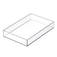 12 Pack: 12" x 8" Clear Stacking Storage Tray by Simply Tidy™