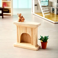 Miniatures Wood Fireplace by Make Market®