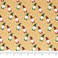 SINGER Christmas Holiday Gnome Cotton Fabric Fat Quarter Bundle