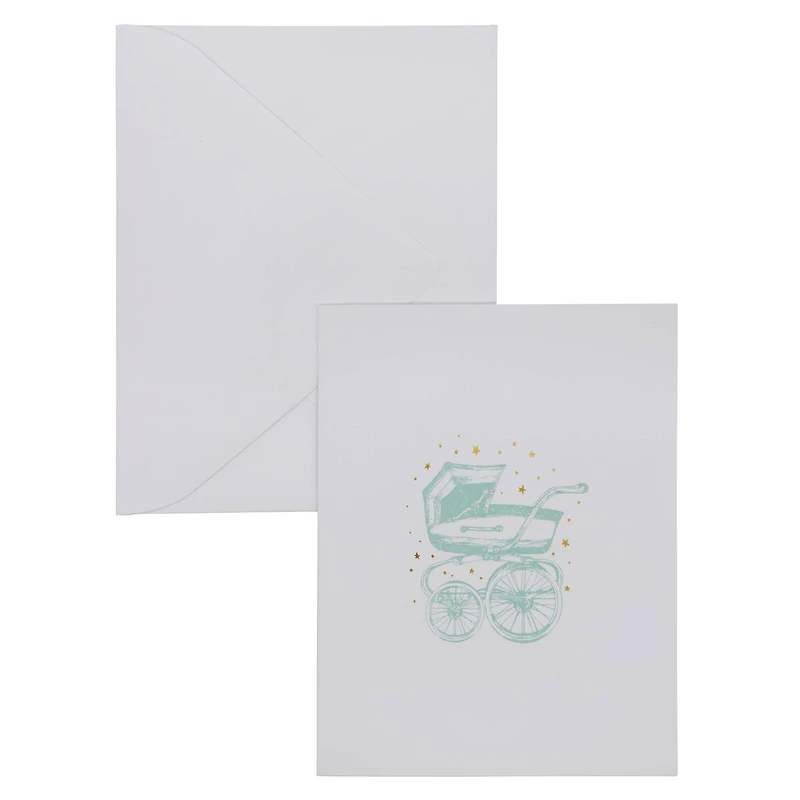 Baby Stroller Blank Greeting Card Set by Celebrate It™