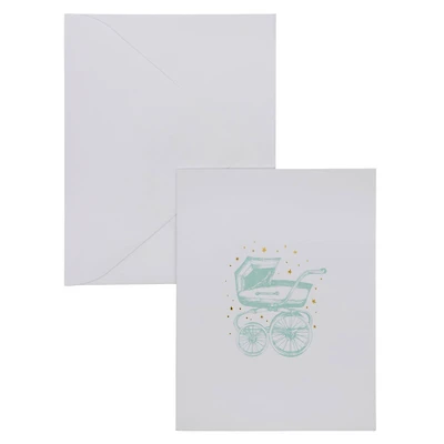 Baby Stroller Blank Greeting Card Set by Celebrate It™