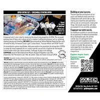 Golden® OPEN Slow-Drying Acrylics Intro Set