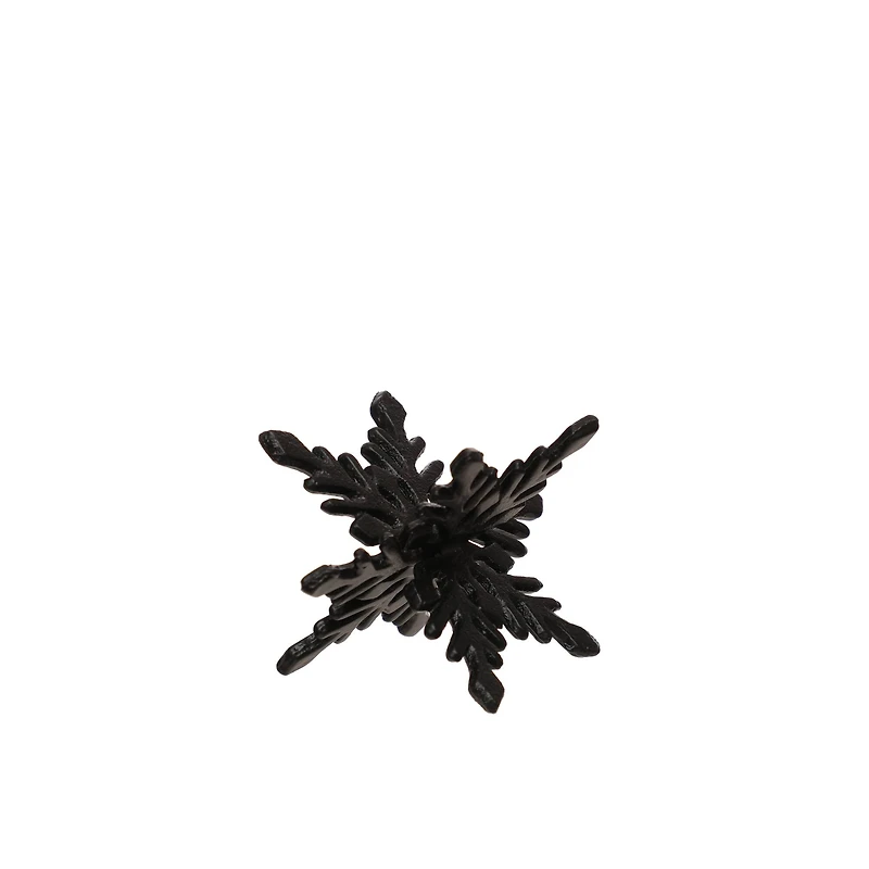 4" Black Snowflake Tabletop Décor by Ashland®