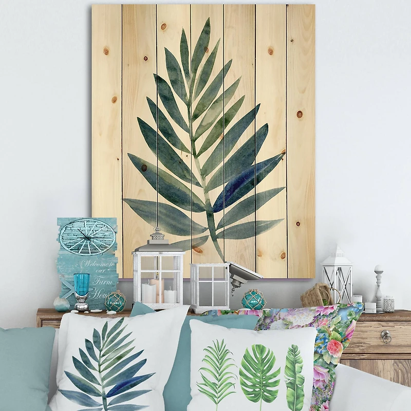 Designart - Tropical Green Leaf