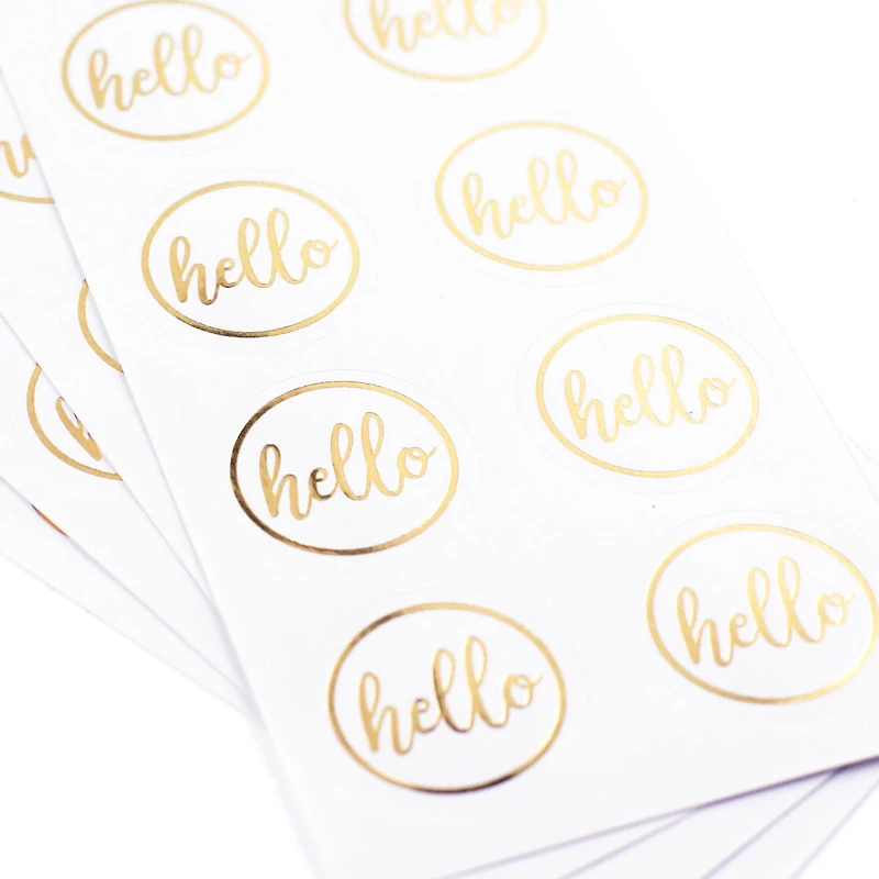 Gold Hello Foil Envelope Seals by Recollections™