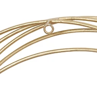 CosmoLiving by Cosmopolitan Gold Metal Wall Décor